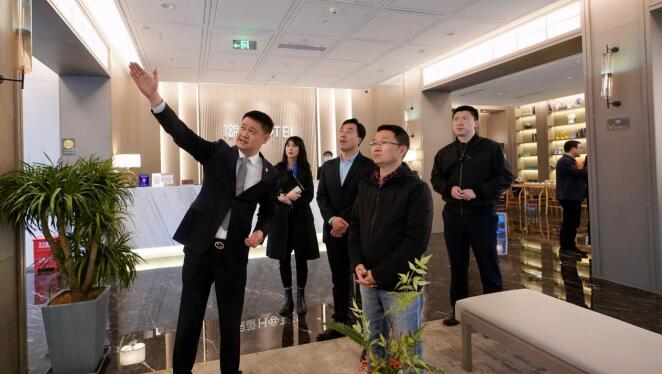 尊龍凱時集團(tuán)領(lǐng)導(dǎo)調(diào)研尊龍凱時酒店公司旗下錦著系列酒店
